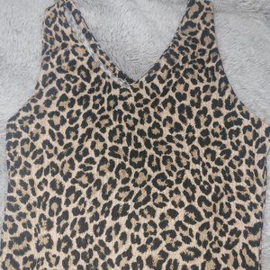 Girls leopard one piece tank/leotard